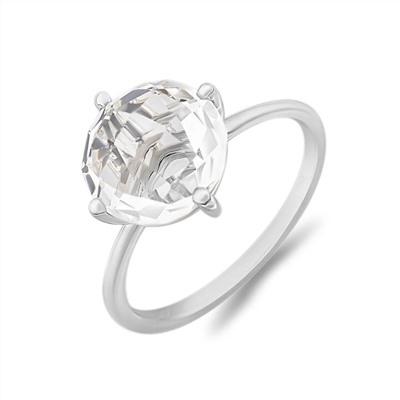 Кольцо, горный хрусталь, Глория