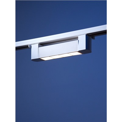 Трековый светильник линейный, поворотный, 10 Вт, 900 Лм, 4000К, IP20, белый, свечение нейтральное белое