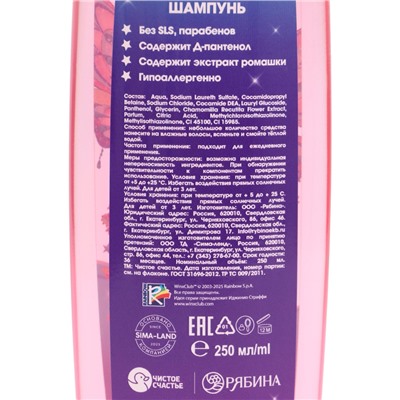 Подарочный набор: гель для душа 250 мл, шампунь 250 мл, ВИНКС