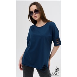 Футболка "Boho" синяя