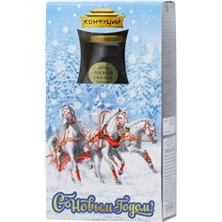 Конфуций. Новый год. Набор Чайная пара. Зимушка-Зима 110 гр. карт.упаковка