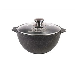 Казан 5л, ст. крыш. АП Гранит black арт.55802