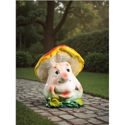 Садовая фигура из гипса «Гриб с лицом», 21×17×17 см