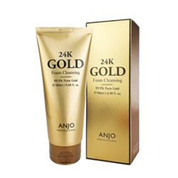 Пенка для умывания с биозолотом ANJО 24K, 100 мл
