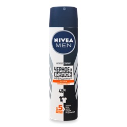 Дезодорант Спрей NIVEA MEN Антиперспирант Невидимый на черном и белом Extra/ Fresh 150 мл (85388/85974)