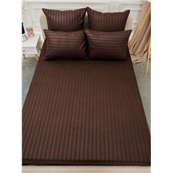 КПБ Микрофибра-Страйп - Шоколад