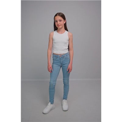 Майка-топ в рубчик для девочки Happyfox