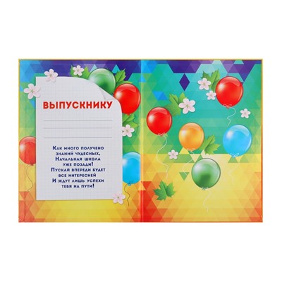 Папка на выпускной «Выпускник начальной школы», А4, без файлов