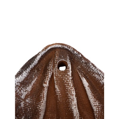 Декоративное кашпо из гипса «Ёжик в мешочке с кукурузой», 0.18 л, 13.2×11×20 см