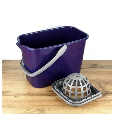 Ведро 10 л с отжимом для мытья пола #23045131