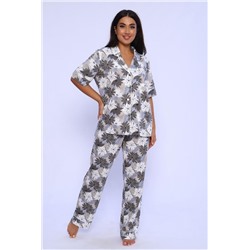 Пижама 55078 (Фиолетово-серый)