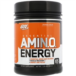 Optimum Nutrition, ESSENTIAL AMIN.O. ENERGY, Orange Cooler, 585 г (1,29 фунта)