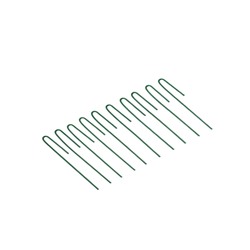 Колышек универсальный, h=20 см, ножка d=0.3 см, набор 10 шт., зелёный, Greengo