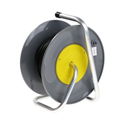 Удлинитель на катушке Luazon Lighting ECO, 4 розетки, 25 м, 10 А, ПВС 3×0.75 мм2, с заземлением, IP44