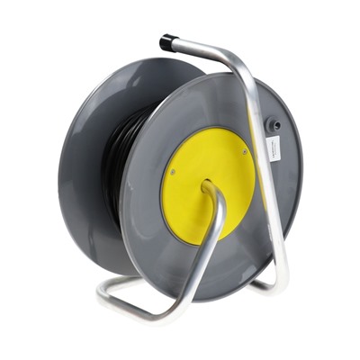 Удлинитель на катушке Luazon Lighting ECO, 4 розетки, 25 м, 10 А, ПВС 3×0.75 мм2, с заземлением, IP44