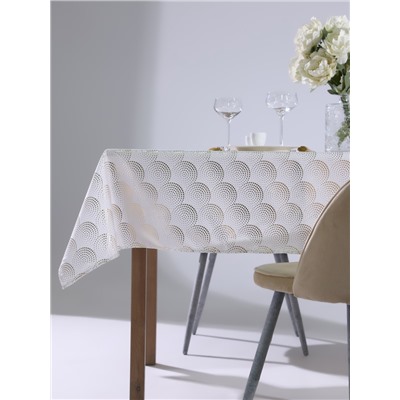 Скатерть «Этель» с тиснением, 100×140±5 см, 100% п/э, 120 г/м²