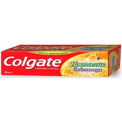 Colgate зубная паста "Прополис ОТБЕЛИВАЮЩАЯ"100мл