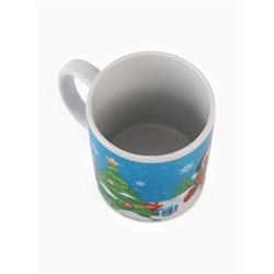 Кружка новогодняя сублимация «Лошадь» 320 мл, Микки Маус