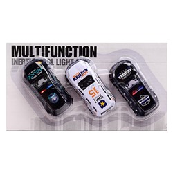 Катер "Патруль" на батарейках, с машинками, в коробке