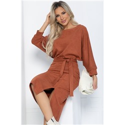 Платье Дейенерис (терракот) П11939