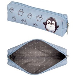 Пенал-тубус 200х40х60 мм "KIDS.DANCING PENGUIN" кожзам LXKPCTU-DP LOREX