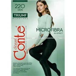 Колготки Conte TRIUMF 220 (микрофибра) черные