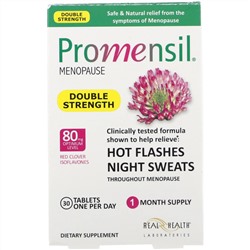 Promensil, Средства при климаксе, двойной концентрации, 30 таблеток