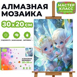 Мозаика алмазная "Сказочные эльфы" 20*30см.