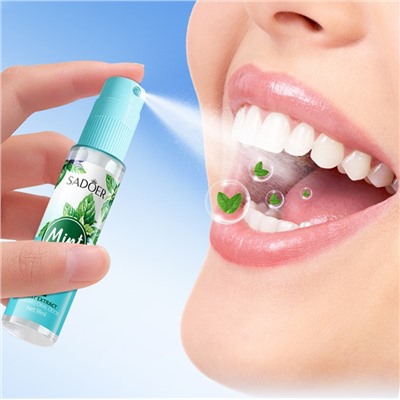 Освежающий мятный спрей для полости рта Sadoer, 18 мл.