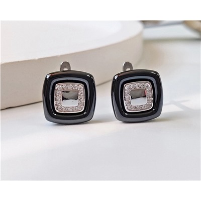 Серьги с керамикой