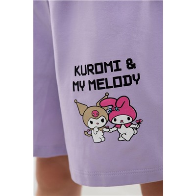 Детский костюм с шортами 46687 Kuromi2 НАТАЛИ, 1178538