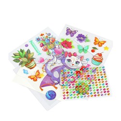 Картина наклейками "Кошечка"