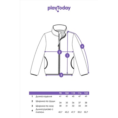 Толстовка PLAYTODAY, 1054950