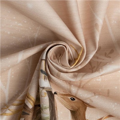 Скатерть новогодняя «Этель» Christmas forest, d=150 ± 3 см с ГМВО, 100% хлопок, саржа 190 г/м²