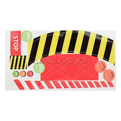 Железная дорога "Аэроэкспресс" 280см, (свет-звук) в коробке