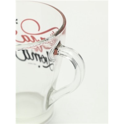 Кружки стеклянные новогодние «Персонажи», набор 2 шт.