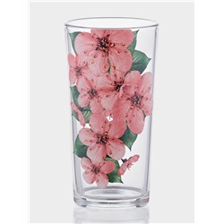 Набор для напитков «Сакура», 7 предметов: кувшин, 6 стаканов, стекло, прозрачный, розовый