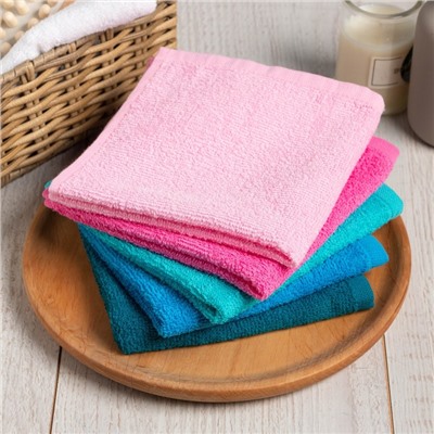 Салфетки махровые «Этель» Sweet and beautiful, 5 шт., 30×30 см, хлопок 100%