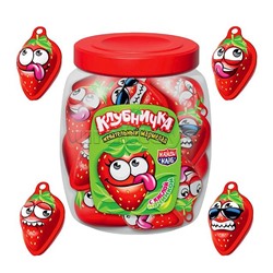 Жевательный мармелад с кислой начинкой "Клубничка" 12гр (50шт)