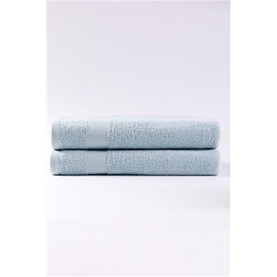 Набор банных полотенец Ночь Нежна Sevil 2 шт. (Голубой)