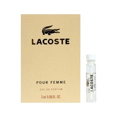 LACOSTE POUR FEMME edp (w) 2ml пробник