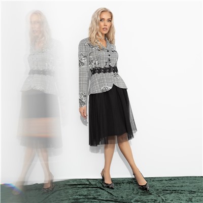 Костюм с юбкой в стиле Диор, Восхищаюсь тобой (2 в 1, new)