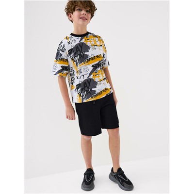 Комплект трикотажный для мальчиков: фуфайка (футболка), шорты