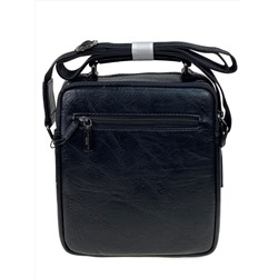 Сумка мужская из натуральной кожи, цвет черный