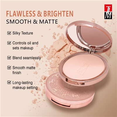 TLM Матирующая компактная пудра для лица, тон 103 Natural