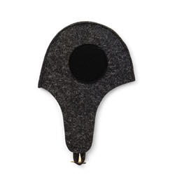 Шапка для бани и сауны «Танкист», полиэфир 70%, шерсть 30%