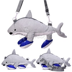 Мягкая игрушка "Акула" в кедах, 35 см.