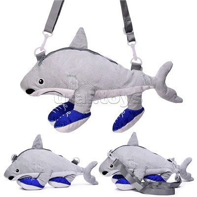 Мягкая игрушка "Акула" в кедах, 35 см.