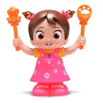 Интерактивная игрушка "Девочка" на батарейках. в коробке