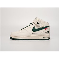 Кроссовки Nike Air Force 1 Mid x Supreme x The North Face